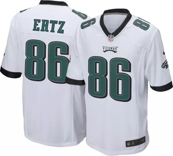 Men Philadelphia Eagles 86 Zach Ertz Nike White Game NFL Jersey